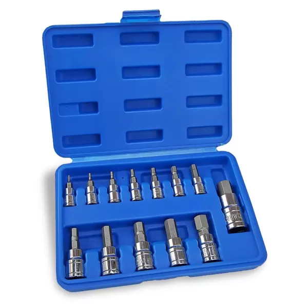 Stark Metric MM Pro-Grade Allen Hex Bit Socket Set (13-Piece)