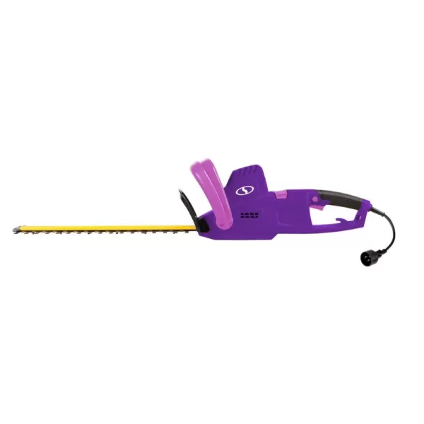 Sun Joe 4.5 Amp Electric Lawn and Garden Multi-Tool System Hedge Trimmer/Grass Trimmer/Garden Tiller, Purple