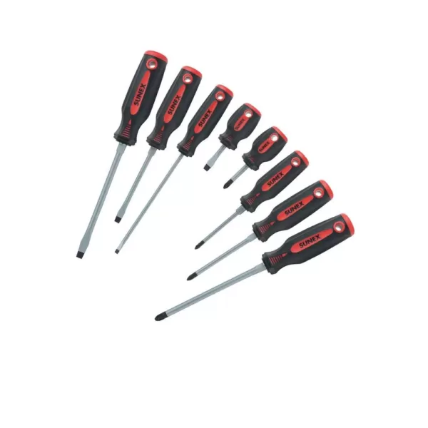 SUNEX TOOLS Combination Screwdriver Set (8-Piece)