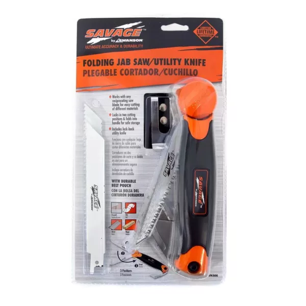 Swanson 6.02 in. Razor Saw with Comfort Grip Handle (3-Piece)