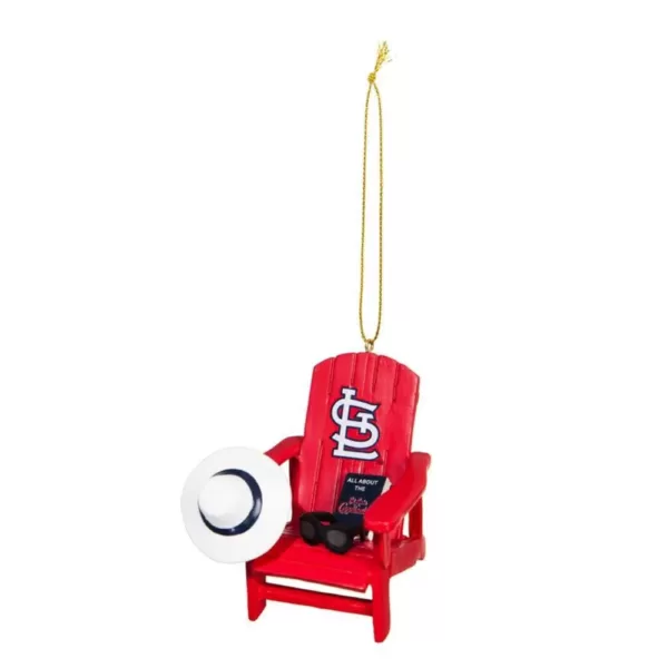 Team Sports America St Louis Cardinals 3-1/2 in. MLB Adirondack Chair Christmas Ornament