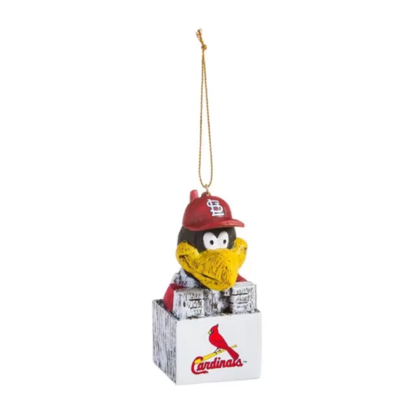 Team Sports America St Louis Cardinals 1-1/2 in. MLB Mascot Tiki Totem Christmas Ornament