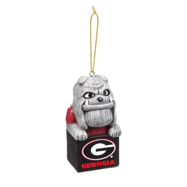 Team Sports America University of Georgia 1-1/2 in. NCAA Mascot Tiki Totem Christmas Ornament