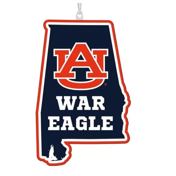 Team Sports America Auburn University 5 in. NCAA Team State Christmas Ornament