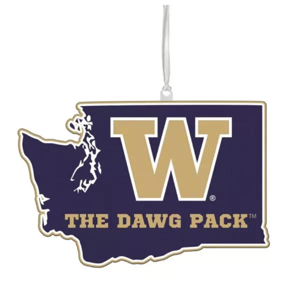 Team Sports America University of Washington 5 in. NCAA Team State Christmas Ornament