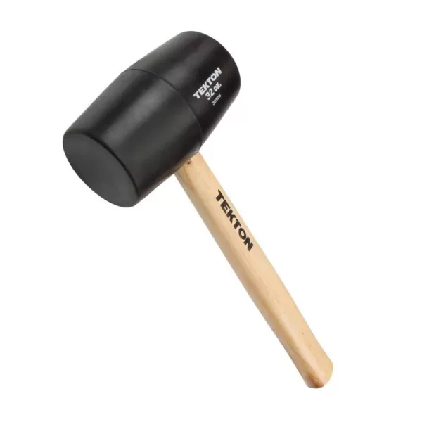 TEKTON 32 oz. Wood Handle Rubber Mallet