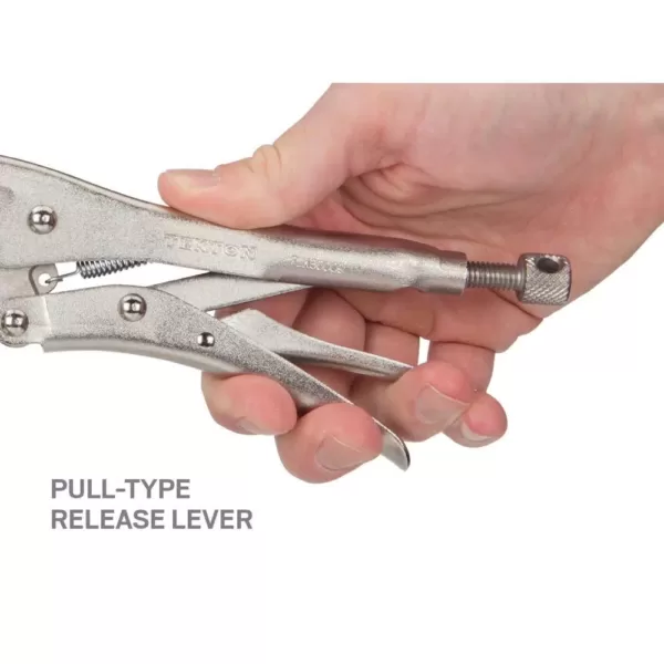 TEKTON 9 in. Long Nose Locking Pliers (4-Piece)