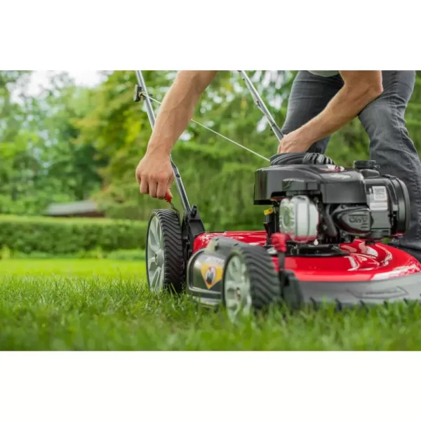 Troy-Bilt 21 in. 140 cc 500e Series Briggs & Stratton Gas Walk Behind Push Mower with 2-in-1 Cutting TriAction Cutting System