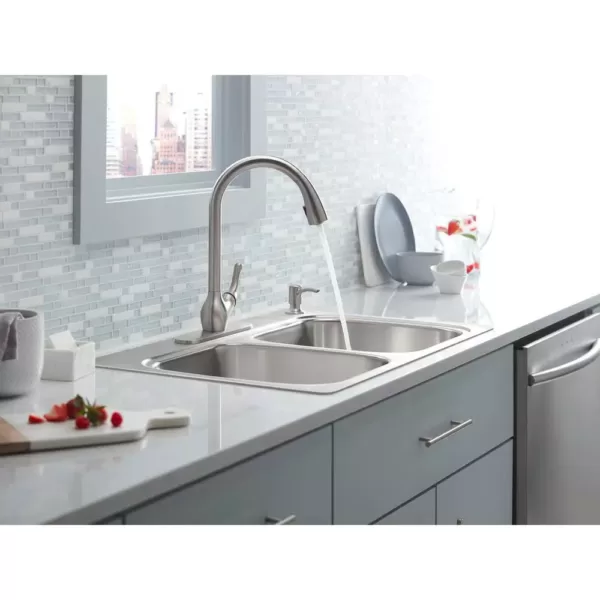 KOHLER Barossa with Response Touchless Technology Single-Handle Pull-Down Sprayer Kitchen Faucet in Vibrant Stainless