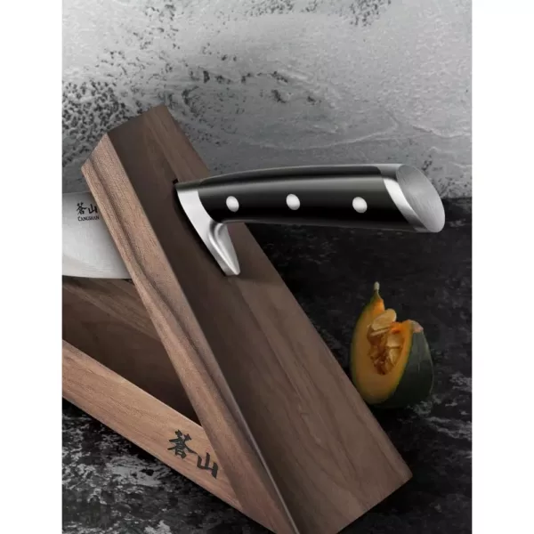 Cangshan TAI Triangle Walnut Wood Knife Block (1-Slot)