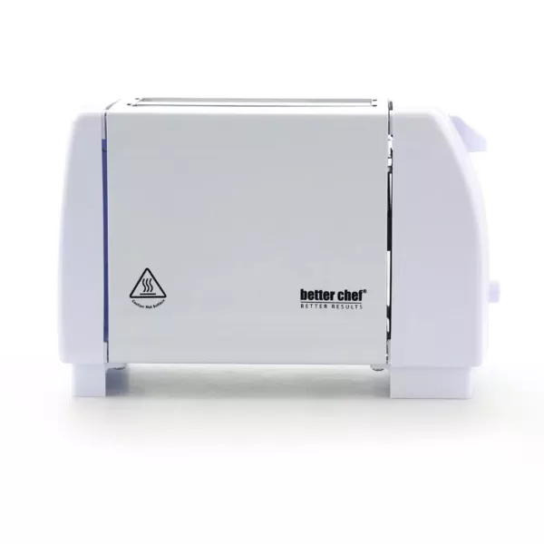 Better Chef 2-Slice White Wide Slot Toaster