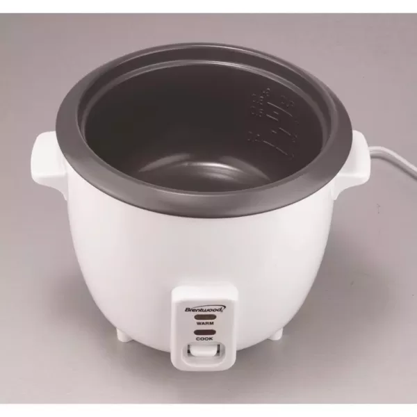 Brentwood 10-Cup White Steam Rice Cooker