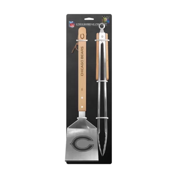 sportsvault Chicago Bears 2-Piece BBQ Utensil Set