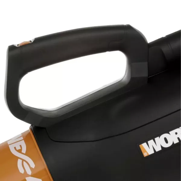 Worx 7.5 Amp, 120 mph, 450 cfm, 2 Speed TURBINE Electric Leaf Blower