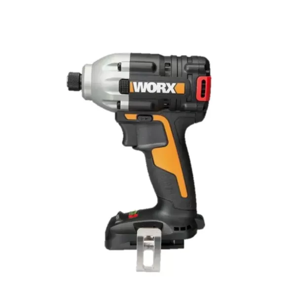 Worx POWER SHARE 20-Volt Cordless and Brushless Multi-Speed 1/4 in. Hex Impact Driver with Quick Change Chuck