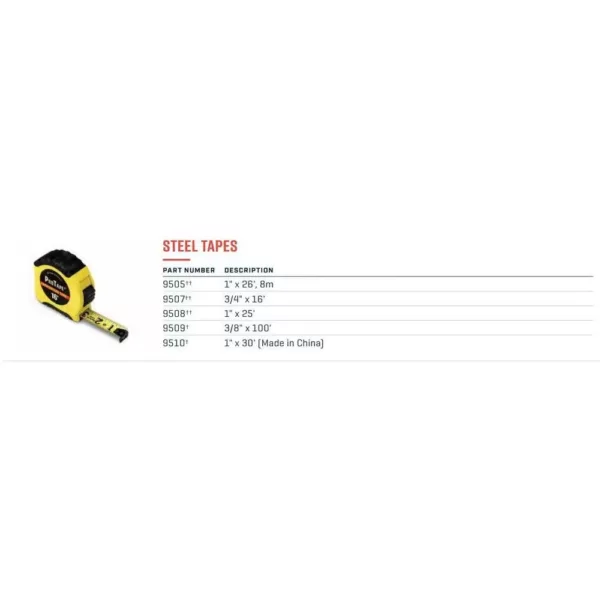 Wright Tool 16 ft. Tape Measure