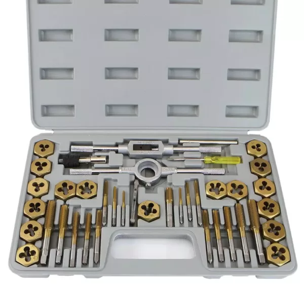 XtremepowerUS Titanium Screw SAE Extractor/Drill Set (40-Pieces)