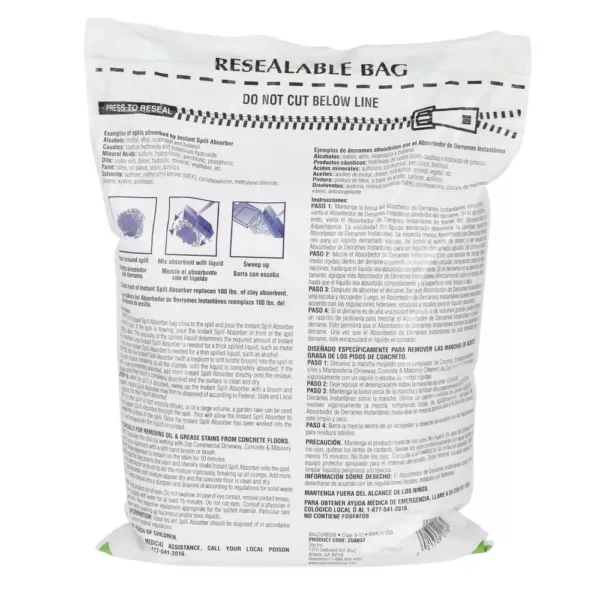 ZEP 3 lb. Instant Spill Absorber (Case of 6)